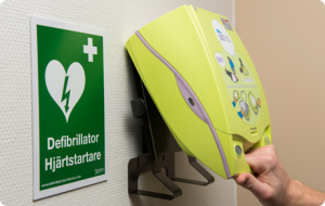 Hjärtstartare i bostadsrättsförening